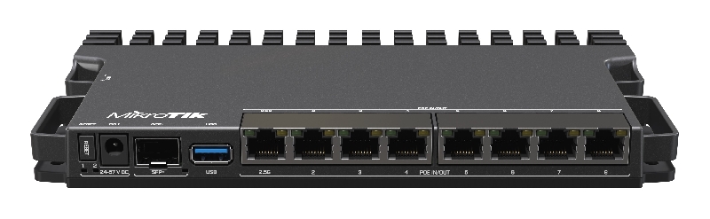 MikroTik Cloud Router Switch with eight PoE-out ports